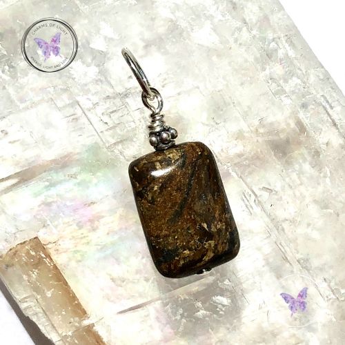 Bronzite Rectangle Pendant